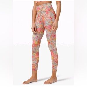 Lululemon Align High Rise Leggings in "Inflorescence Multi"